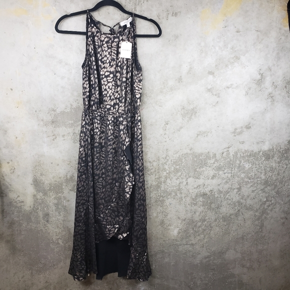 ASOS FOIL WRAP MIDI DRESS - Picture 5 of 11